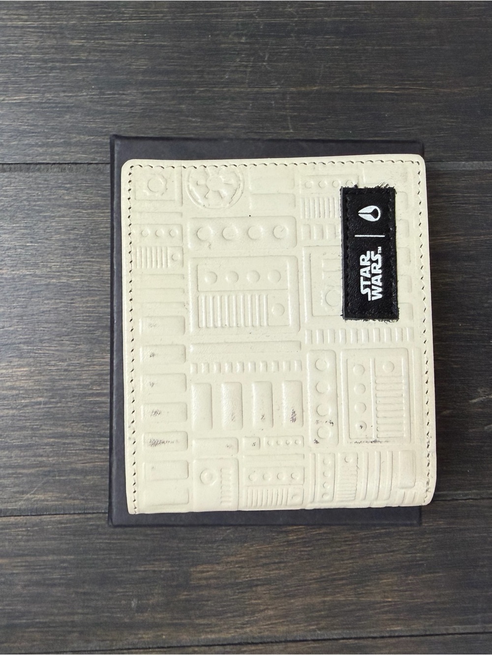 Nixon x Star Wars Cream and Black Embossed Bi-Fold Wallet